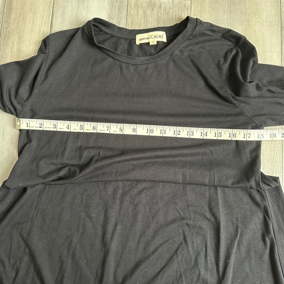 Johnny Was Calmé Bamboo Organic Cotton‎ Top Womens S Comfort Cozy Pom Pom Trim - Picture 3 of 6